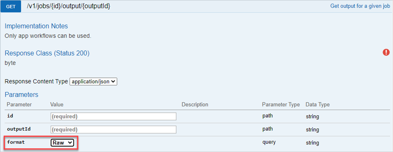 Format parameter required for Oauth2 version.